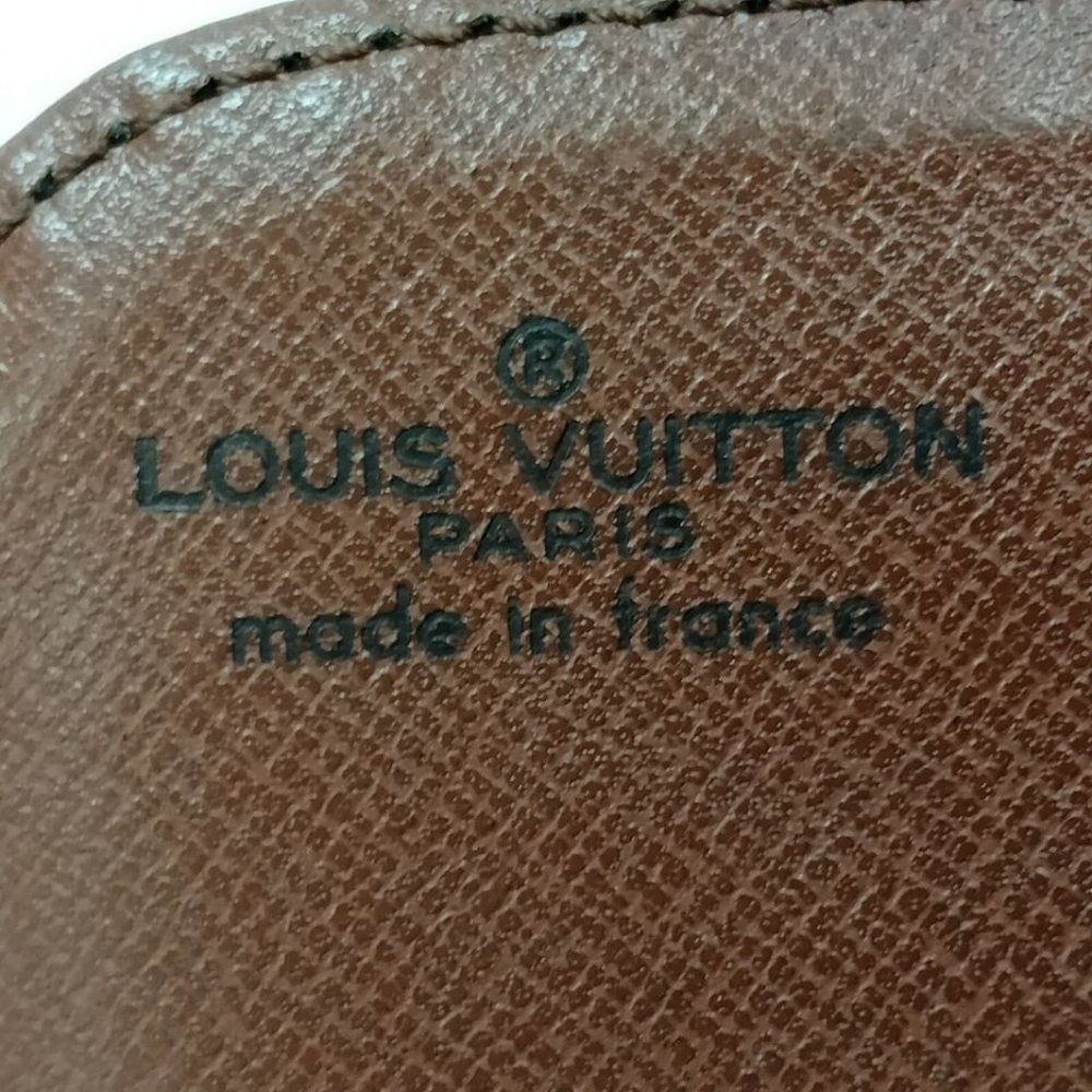 100% Authentic Louis Vuitton Cartouchiere MM Brown Monogram Crossbody Bag - Picture 8 of 9